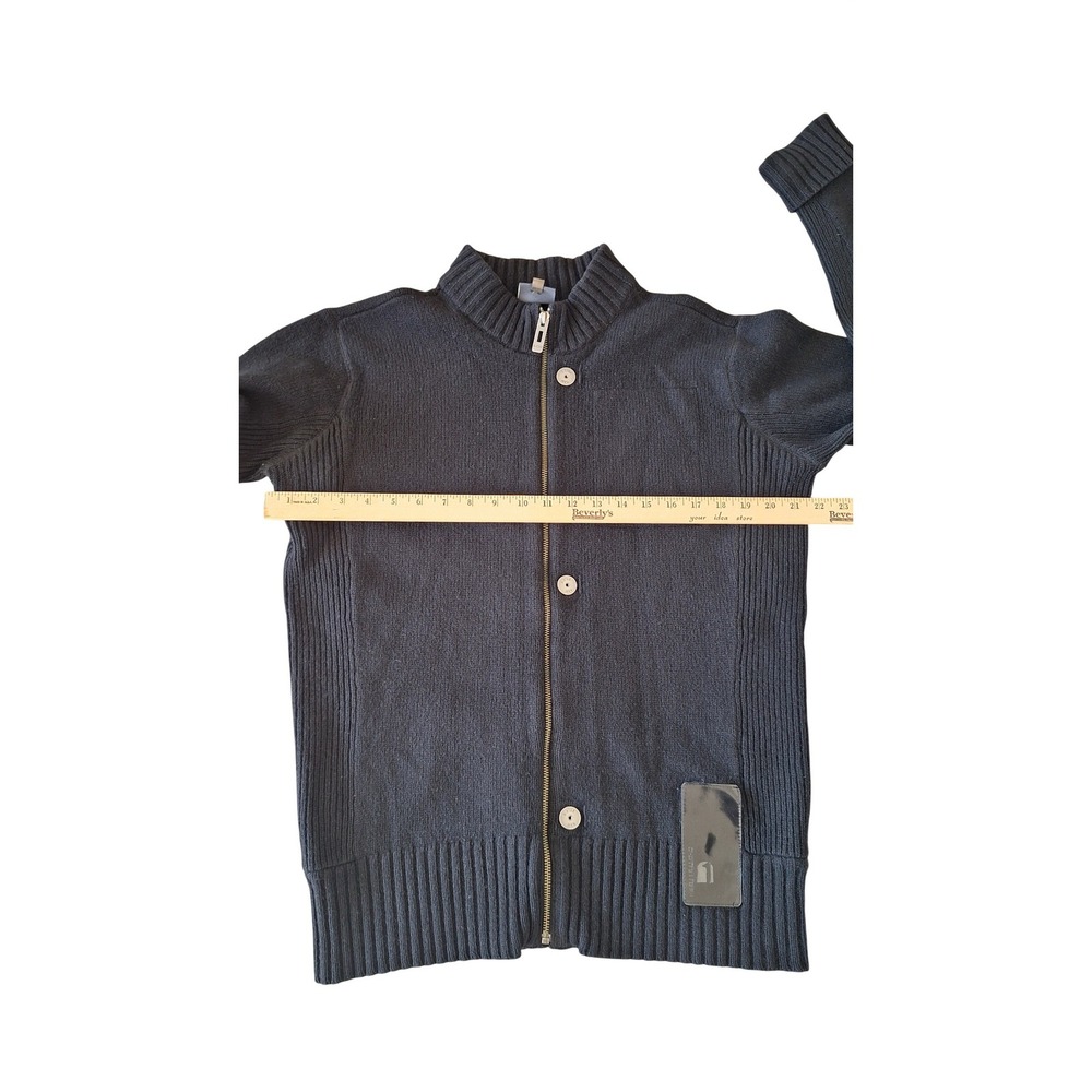 G-Star Raw Mens XL Cardigan Heavy Knit Sweater 100% Cotton Dressy Casual - Picture 8 of 9
